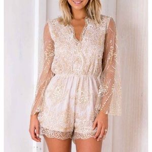 Gold Romper